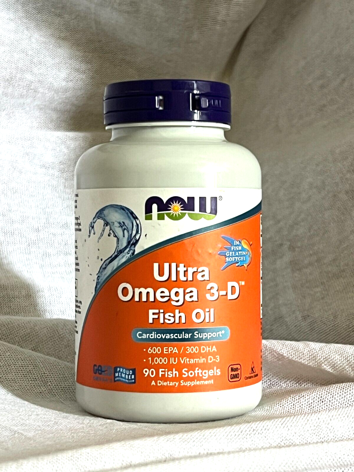 NOW Foods Ultra Omega 3-D Fish Oil 90 Softgels