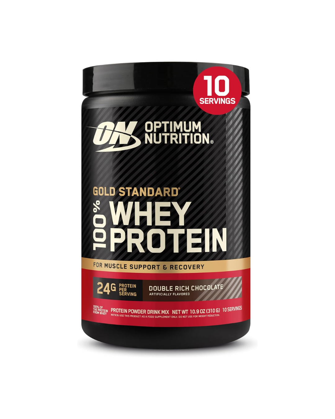 Optimum Nutrition Gold Standard Whey Protein, 0.68LB 10.9 OZ 310g