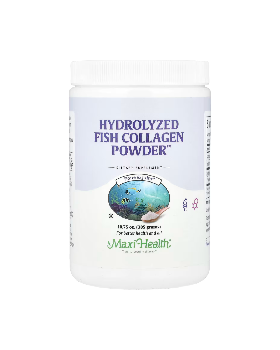 Maxi Health® Marine Collagen Peptides Powder, Type I (10.75 oz)