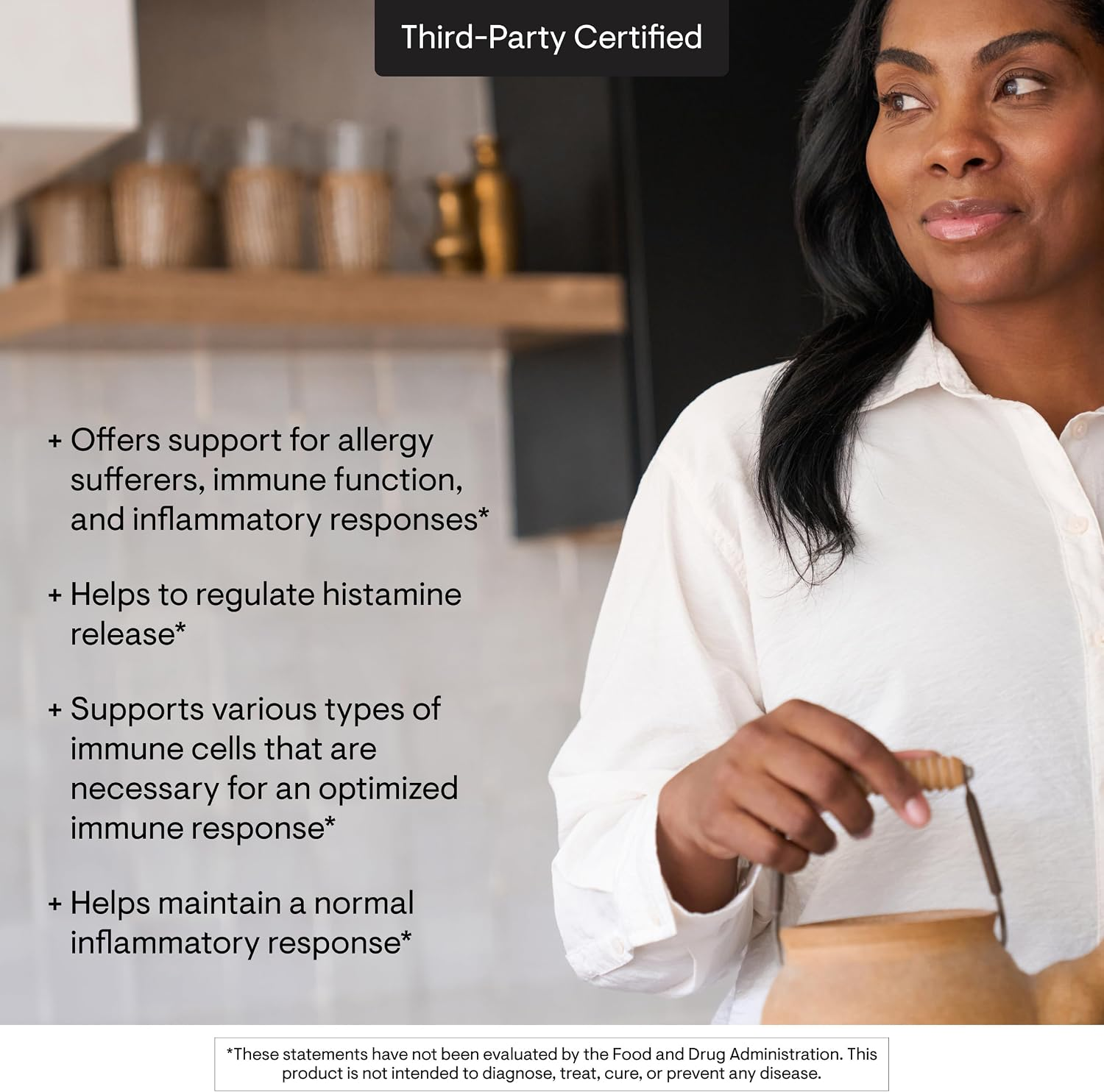 THORNE Quercetin Complex Antioxidant Supplement with Bromelain - 60 Capsules thumbnail 5