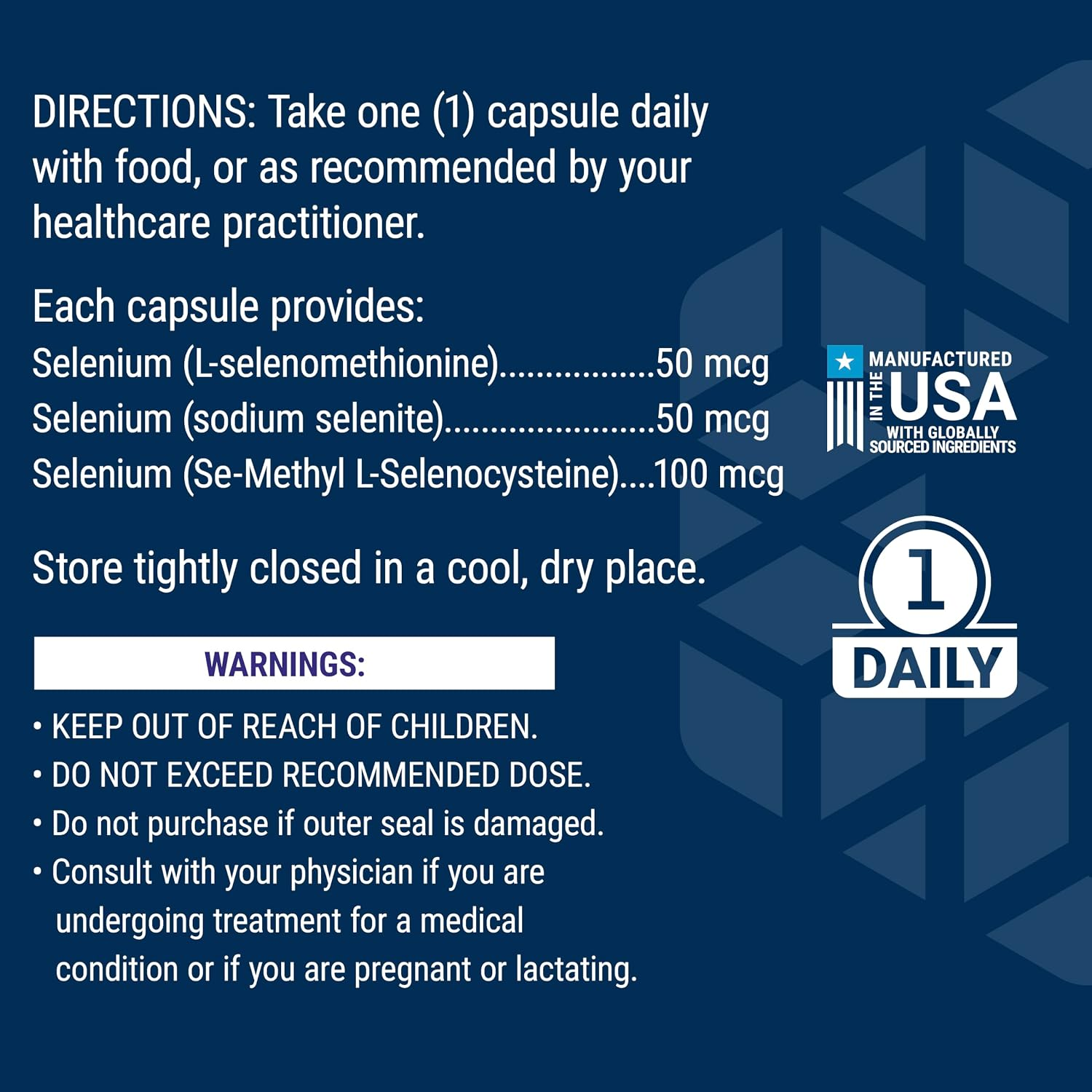 Life Extension Super Selenium Complex 200 mcg 3 Forms of Selenium, Vitamin E 100 Capsules thumbnail 2