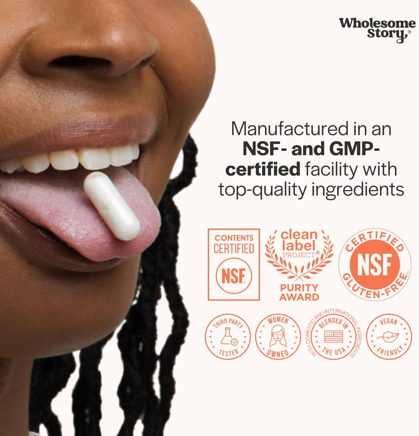 Wholesome Story Myo-Inositol &amp; D-Chiro Inositol 40:1 Ratio 120 Capsules 30 Servings thumbnail 5