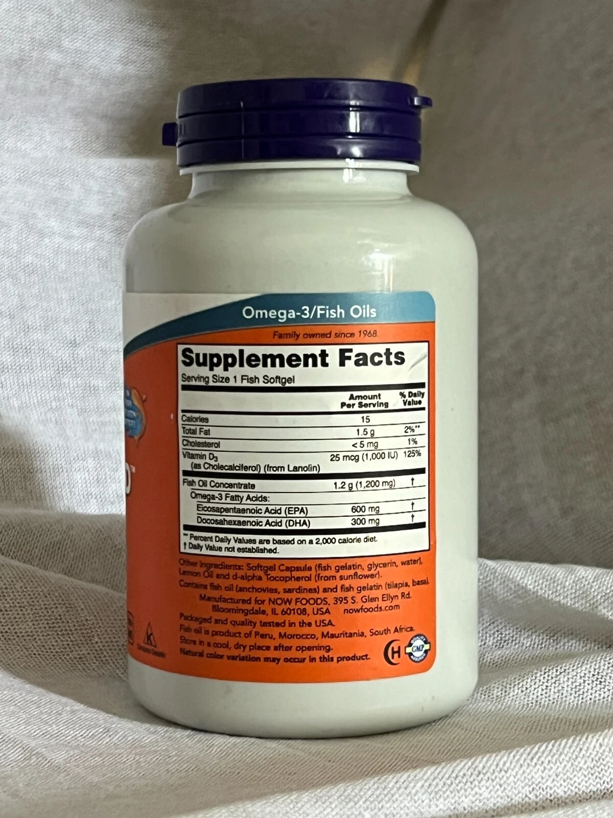 NOW Foods Ultra Omega 3-D Fish Oil 90 Softgels thumbnail 2