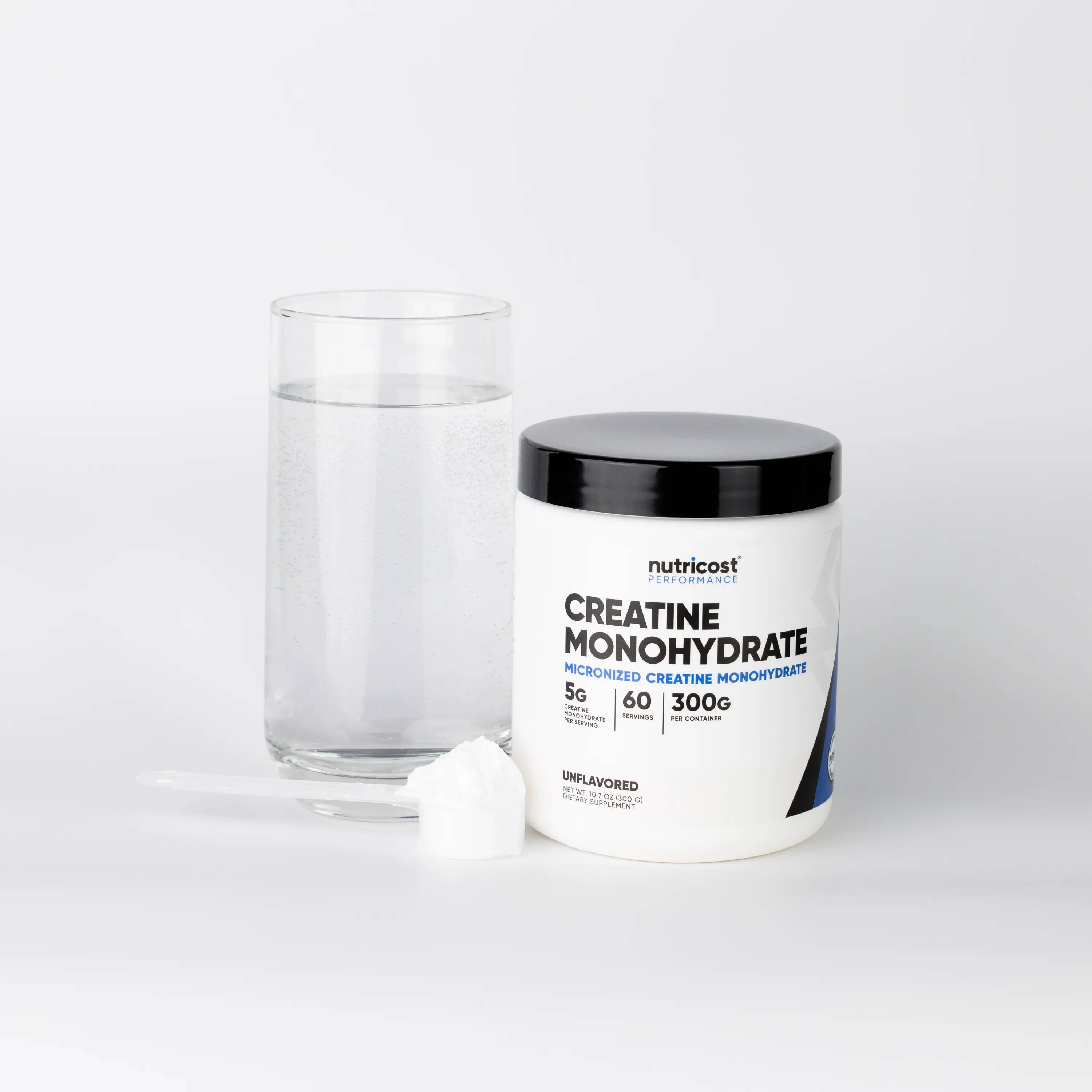 Nutricost Creatine Monohydrate Micronized Powder 300g Unflavored thumbnail 2
