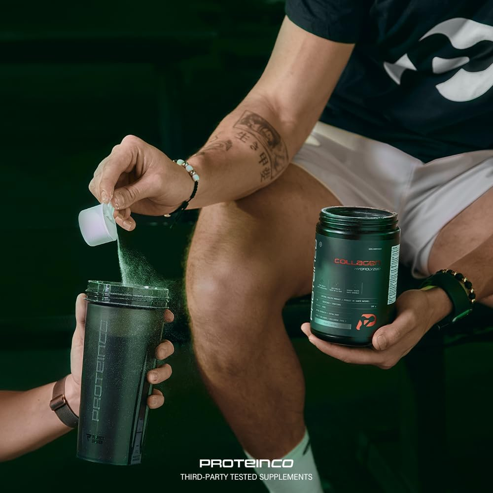 ProteinCo Hydrolyzed Collagen Peptides Type 1 Collagen Grass Fed (300 g, Unflavoured) thumbnail 4