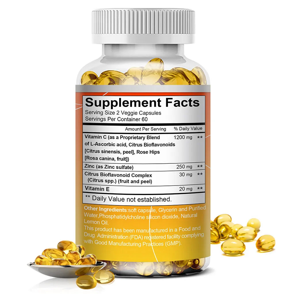 BCUELOV Liposomal Vitamin C 1500mg - 120 Capsules thumbnail 3