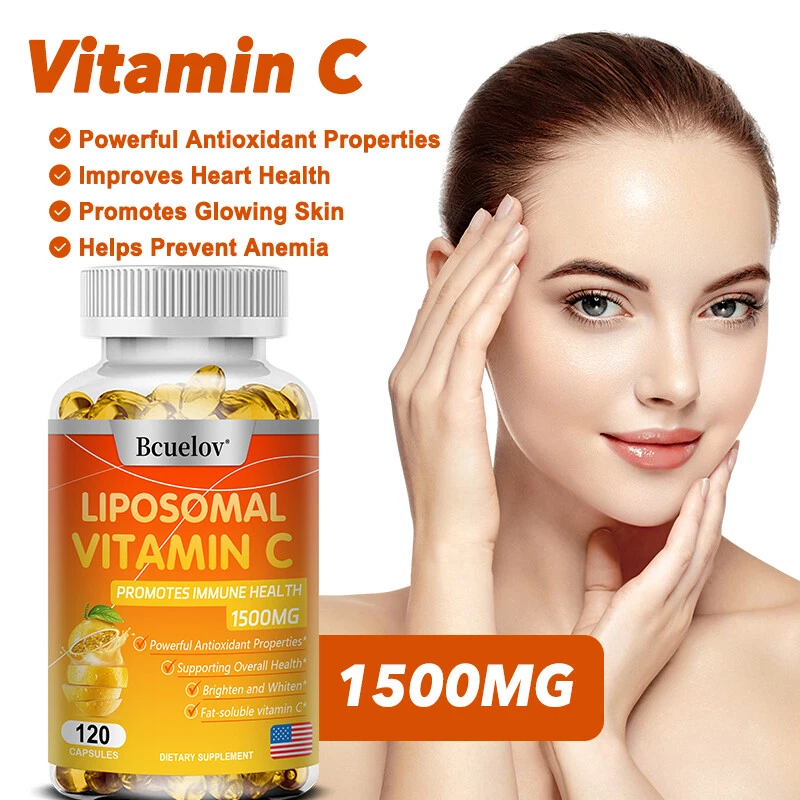 BCUELOV Liposomal Vitamin C 1500mg - 120 Capsules thumbnail 4