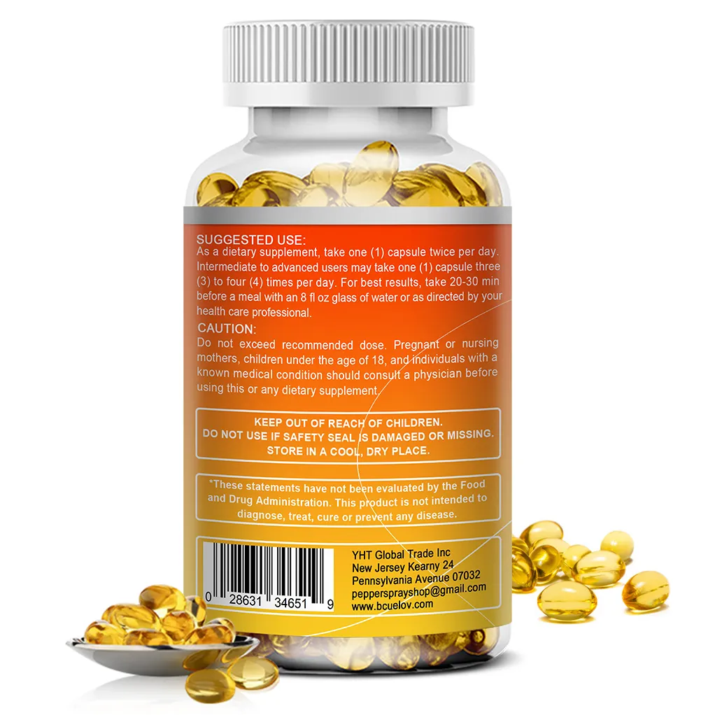 BCUELOV Liposomal Vitamin C 1500mg - 120 Capsules thumbnail 2