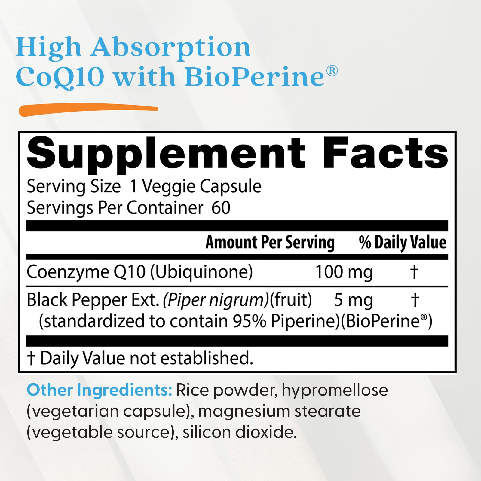 Doctor's Best High Absorption CoQ10 with BioPerine, Gluten Free, Naturally Fermented, Heart Health, Energy Production, 100 mg, 120 Count thumbnail 3