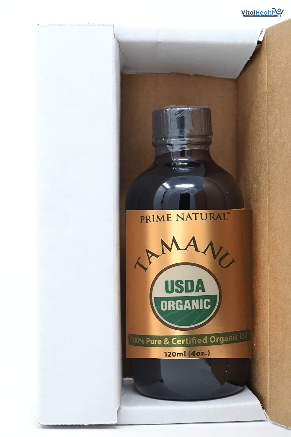 Prime Natural Organic Tamanu Oil - USDA Certified, 100% Pure, Cold Pressed, Unrefined, Virgin (4oz / 120ml) for Face, Hair &amp; Skin Care - Natural Moisturizer thumbnail 5