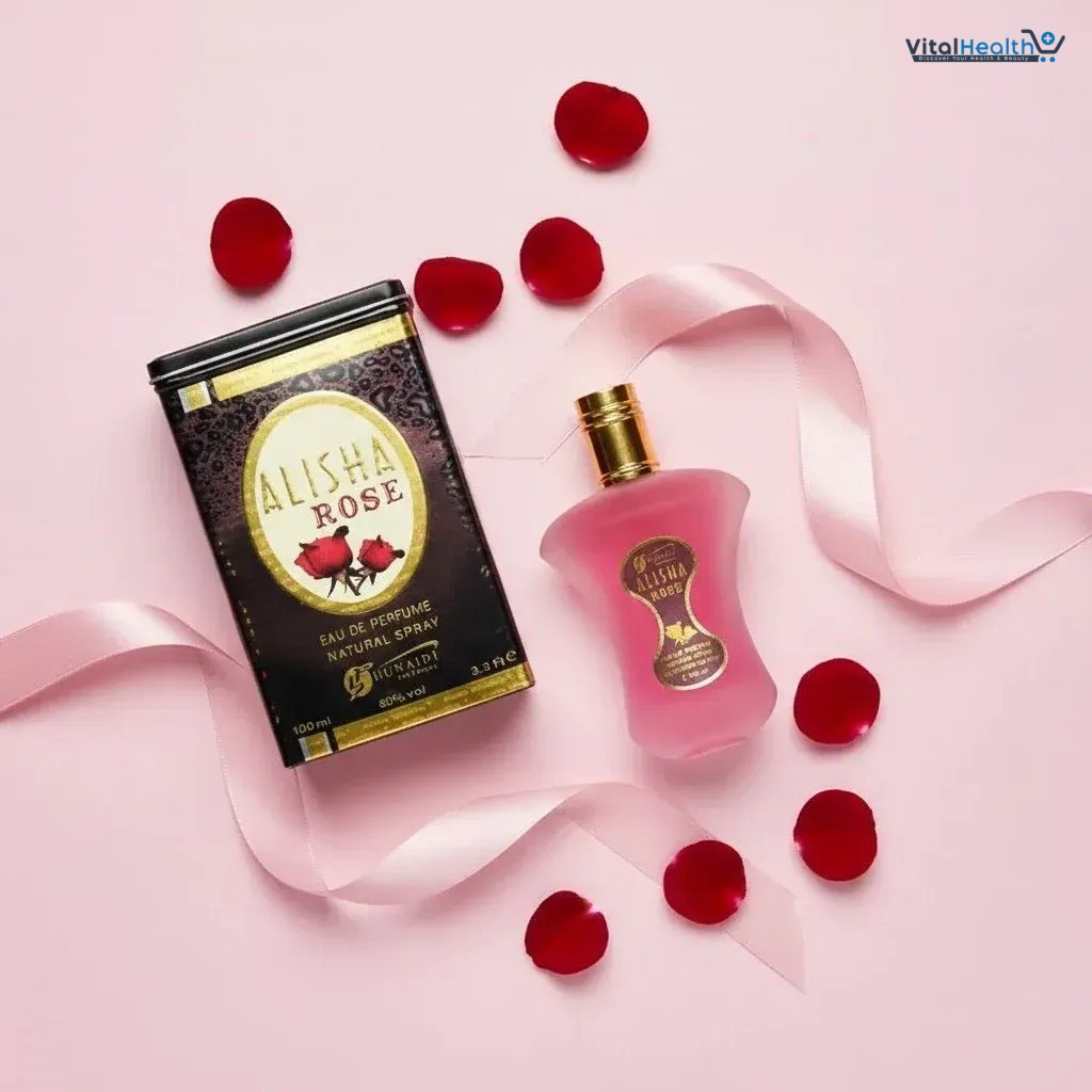 Alisha Rose Perfume By Hunaidi For Women EDP 100ml Elegant Long Lasting Floral Fragrance thumbnail 4