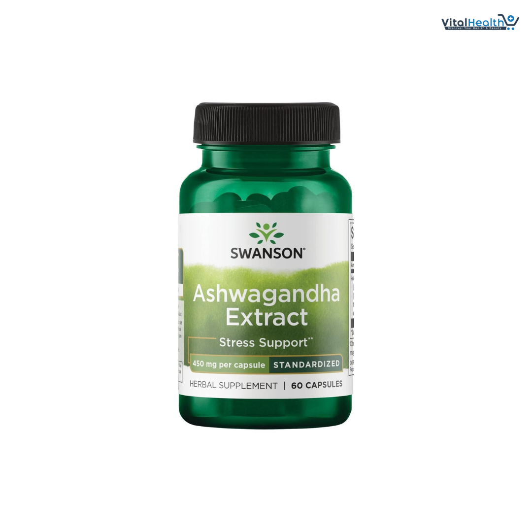 Swanson Ashwagandha Extract - Natural Supplement Promoting A Healthy Stress Response, Energy Support &amp; Nervous System Health - Ayurvedic Supplement for Natural Wellness - (60 Capsules, 450mg Each) thumbnail 4