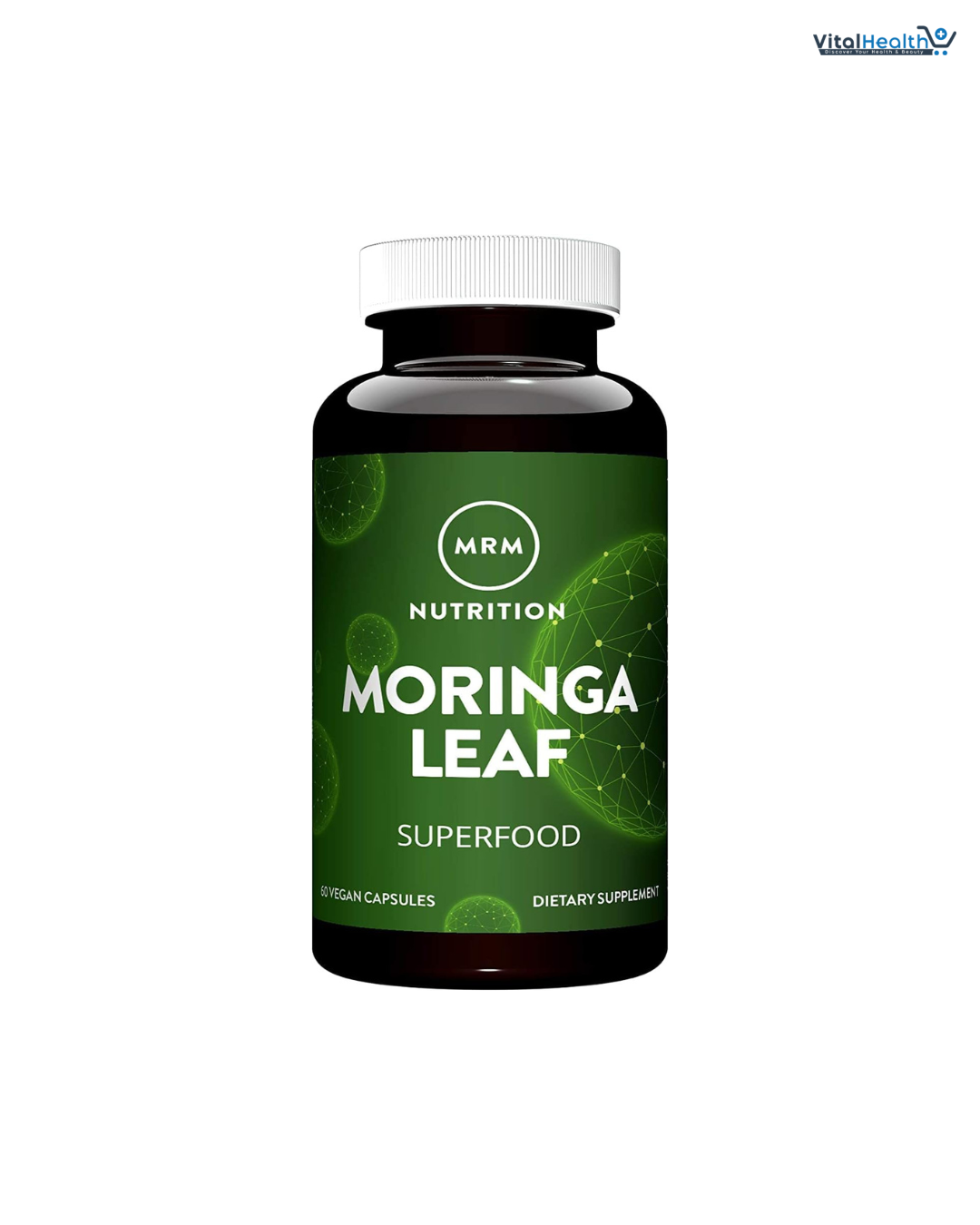 MRM Nutrition Moringa Leaf Capsules 600mg Moringa Superfoods 60 Servings thumbnail 3
