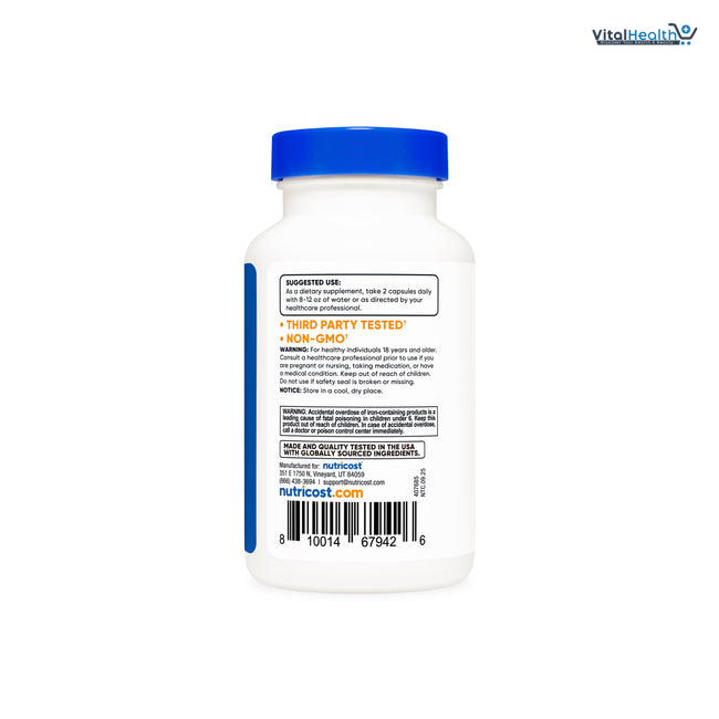 Nutricost Multivitamin with Probiotics 120 Vegetarian Capsules thumbnail 4