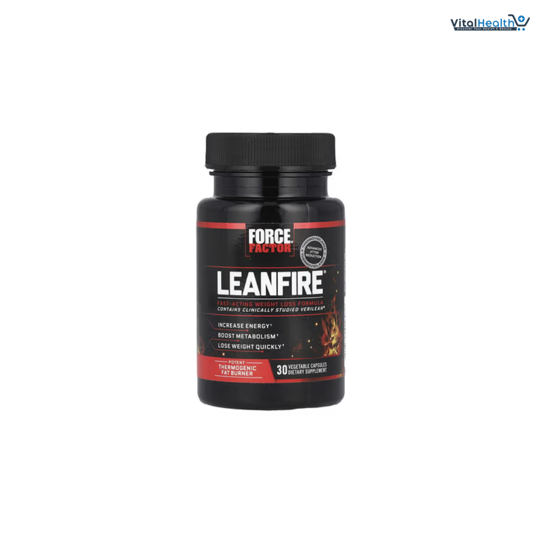 Force Factor LeanFire, Pre Workout Energy Pills with Green Tea Extract &amp; Caffeine for Energy, Metabolism, Weight Loss &amp; Lean Muscle, 30 Capsules thumbnail 7