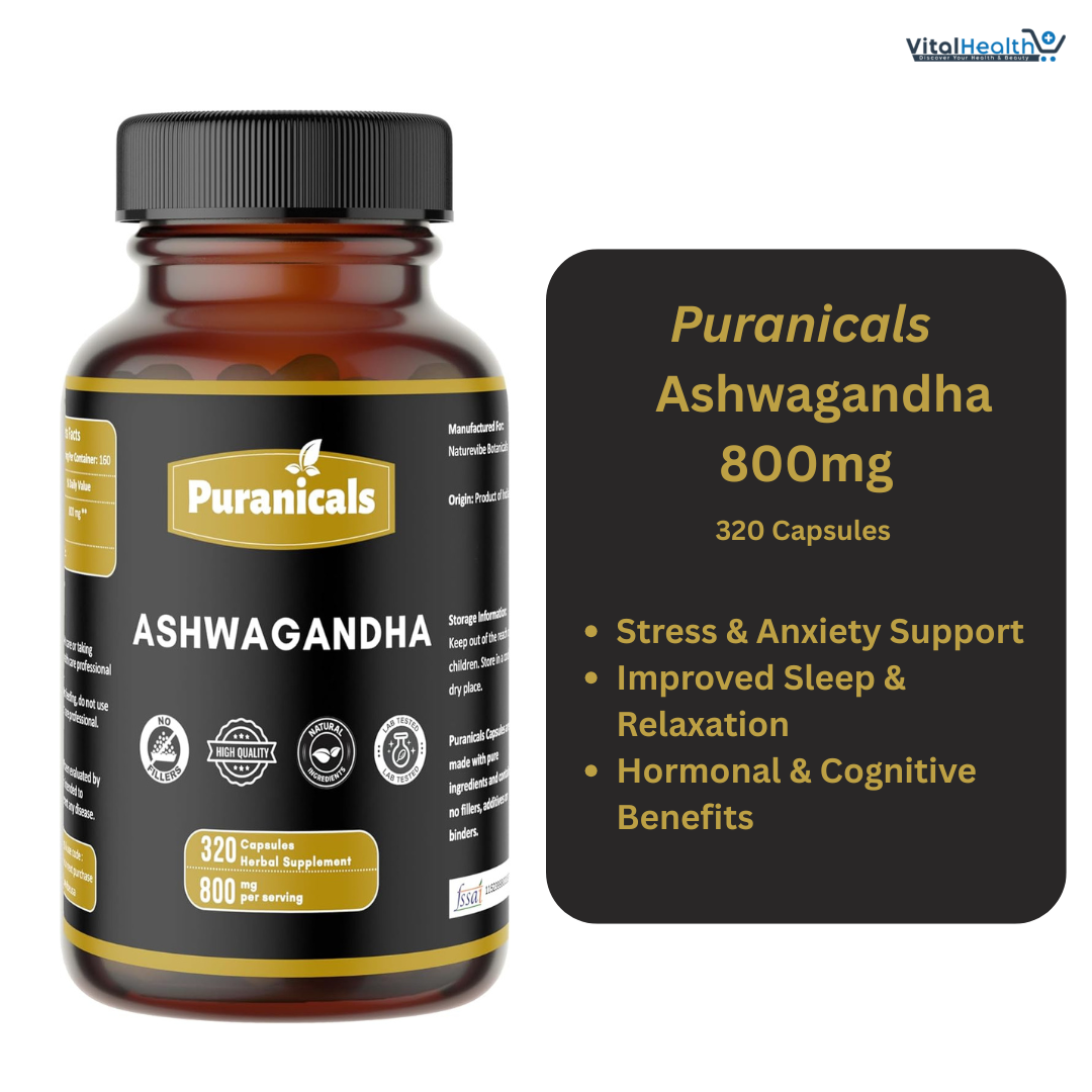 Ashwagandha Premium 320 Capsules Non GMO and Gluten Free | Herbal Supplement | 800 mg Per Serving | Made with 100% Pure Herb Ashwagandha Powder thumbnail 5