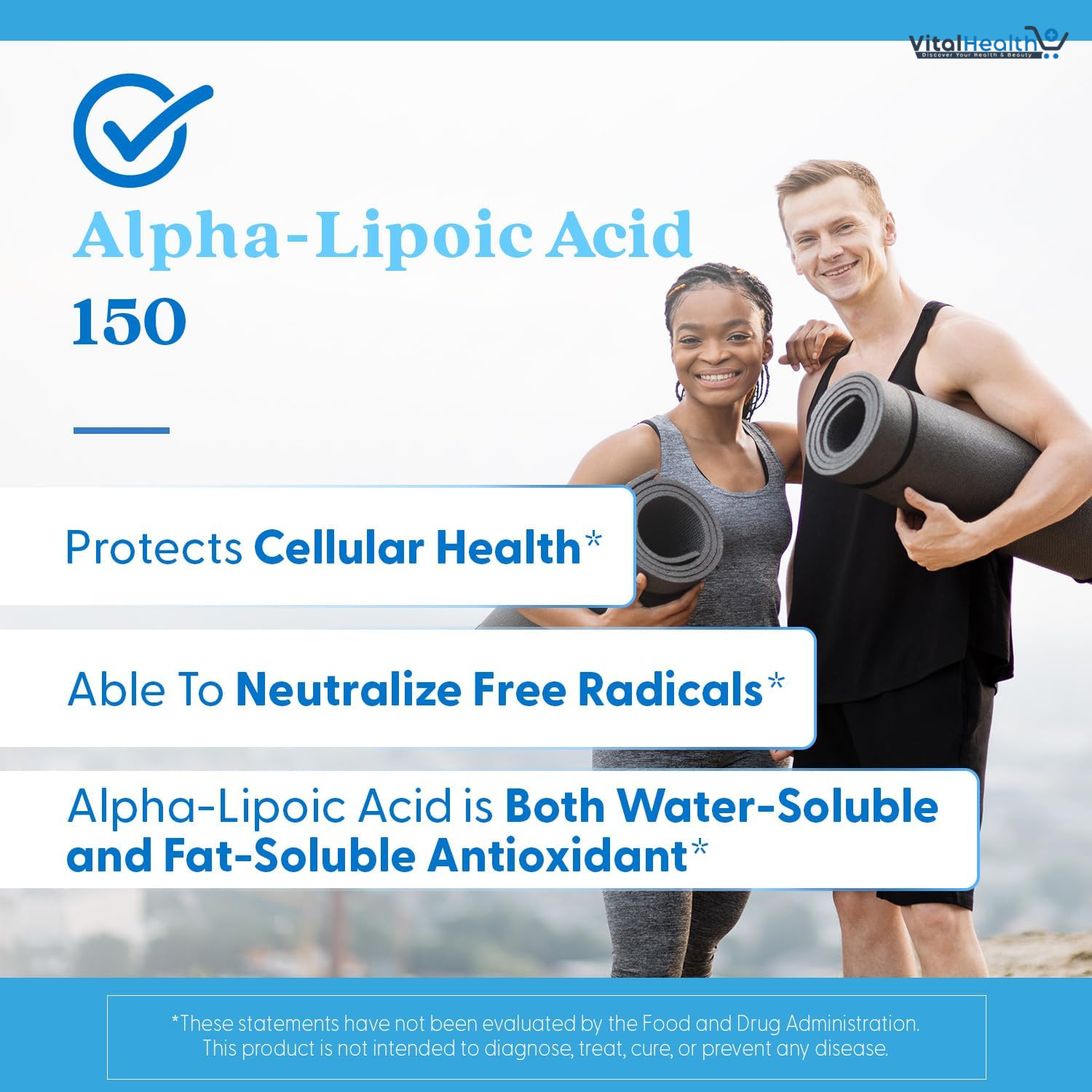 Doctor's Best Alpha-Lipoic Acid 150, Helps Support Glucose Metabolism and Regenerate Antioxidants* Non-GMO, Gluten Free, Vegan, Soy Free, 150mg, 120 Veggie Caps thumbnail 3
