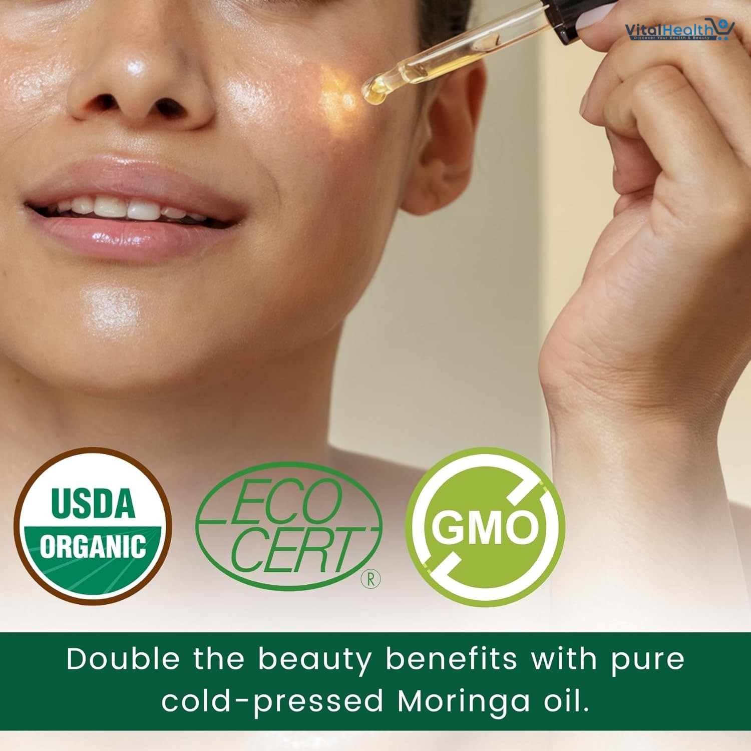 Organic Moringa Oil, Cold Pressed, Extra Virgin, 100% Pure, Food Grade (1 Fl Oz) thumbnail 5