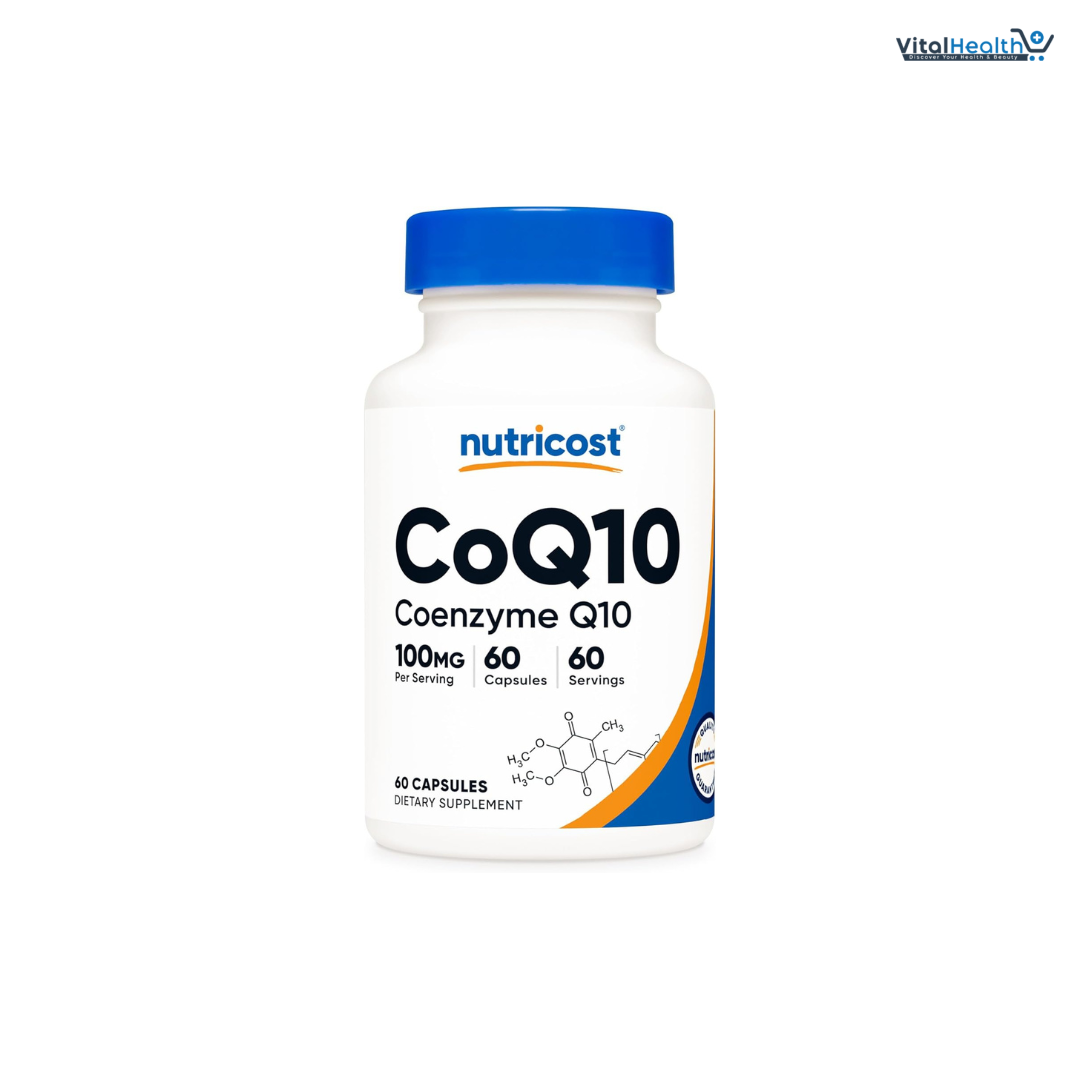 Nutricost CoQ10 100mg, 60 Vegetarian Capsules, 60 Servings - Coenzyme Q10 thumbnail 5