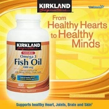 Kirkland Signature Omega-3 Fish Oil 400 Softgels Concentrate 1000 mg Fish Oil with 30% Omega-3s thumbnail 2
