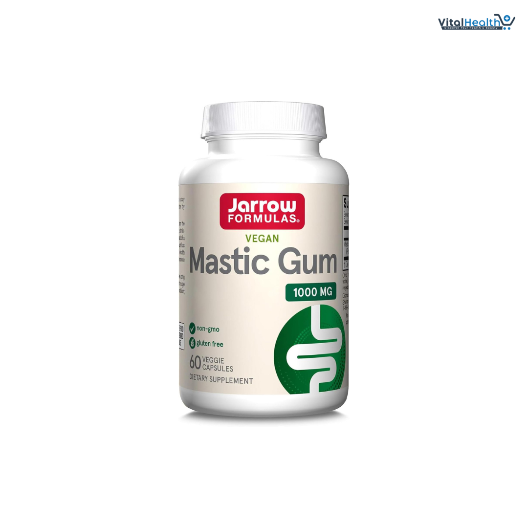 Jarrow Formulas Mastic Gum 500mg, Mastic Gum Resin, 60 Vegan Capsules thumbnail 6