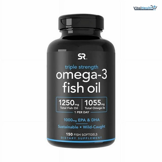Sports Research, Alaska Omega | Wild Caught Fish Omega 3 Fish Oil, Triple Strength Support Heart | Lower Blood Pressure thumbnail 2