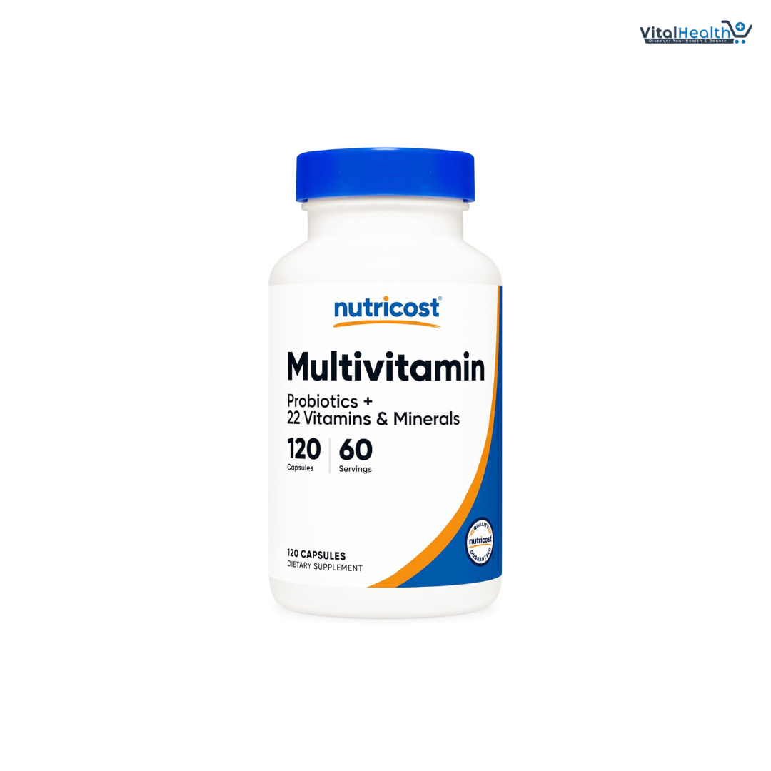Nutricost Multivitamin with Probiotics 120 Vegetarian Capsules thumbnail 3