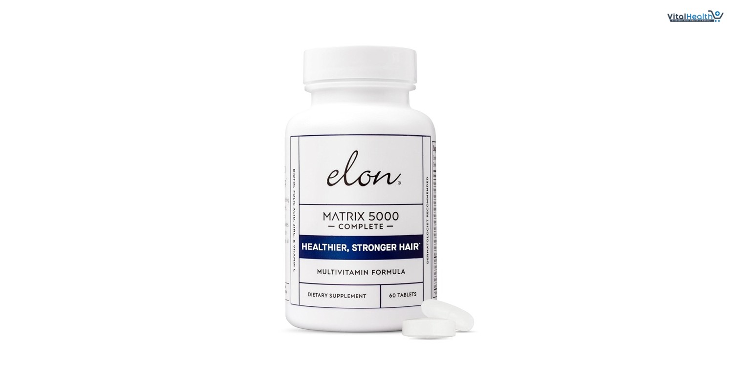 Elon Matrix 5000 Complete Multivitamin 5000Mcg Biotin Supplement thumbnail 6