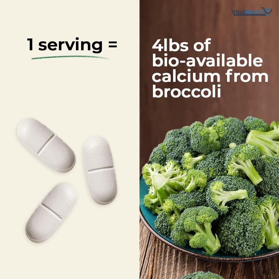 PlantFusion Vegan Calcium, Premium Plant Based Calcium (1000mg) Sourced from Icelandic Red Algae, Plus Magnesium, D3, K2, and Boron, 90 Vegan Tablets thumbnail 8