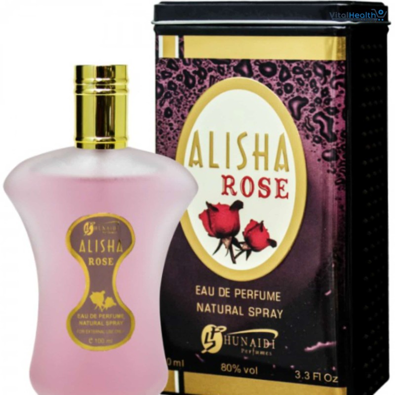 Alisha Rose Perfume By Hunaidi For Women EDP 100ml Elegant Long Lasting Floral Fragrance thumbnail 2