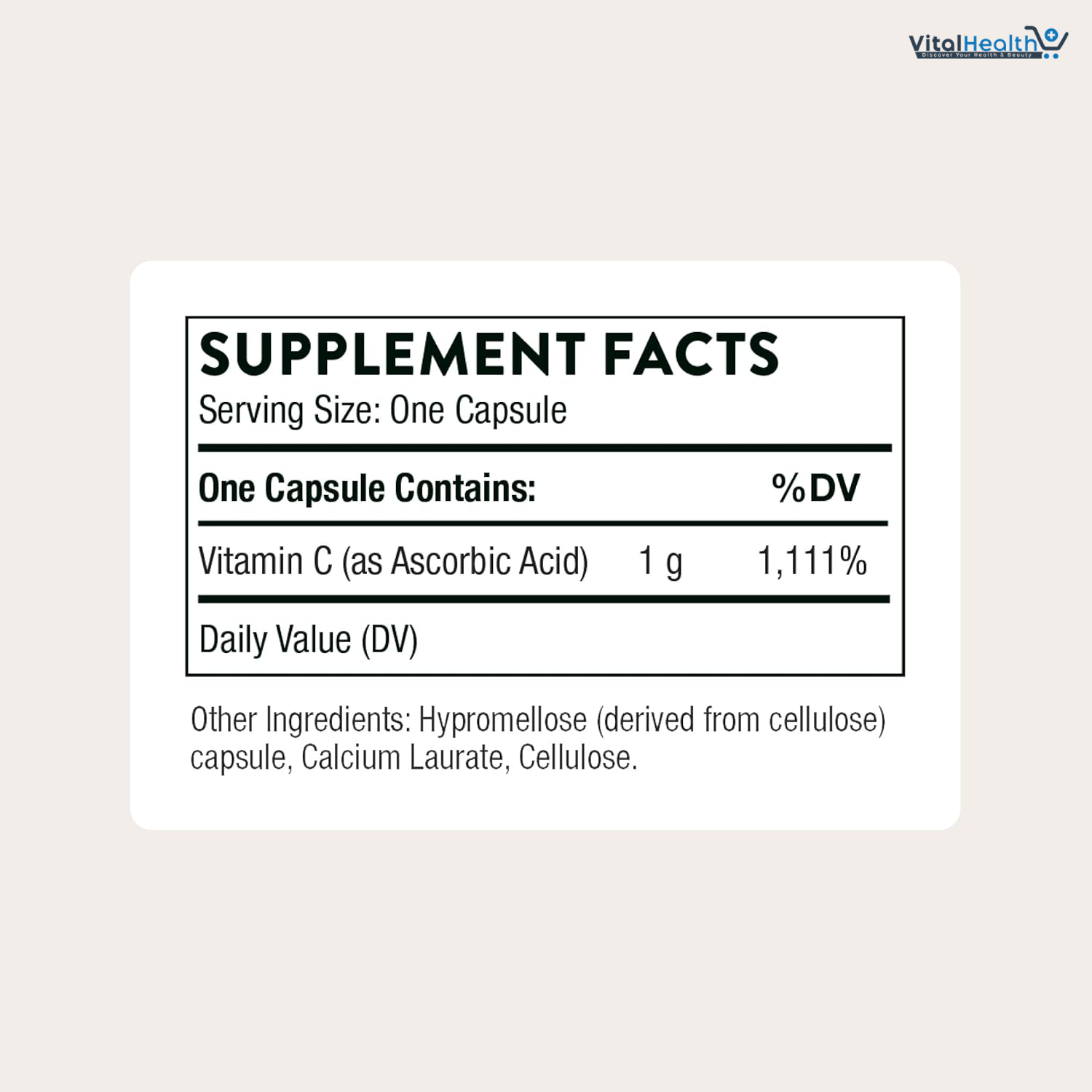 THORNE - Vitamin C 1,000 mg (Formerly Ascorbic Acid) Supplement - Supports Healthy Immune Function &amp; Collagen Formation - Provides Antioxidant Benefits - Third-Party Certified - 60 Servings, Capsule thumbnail 4