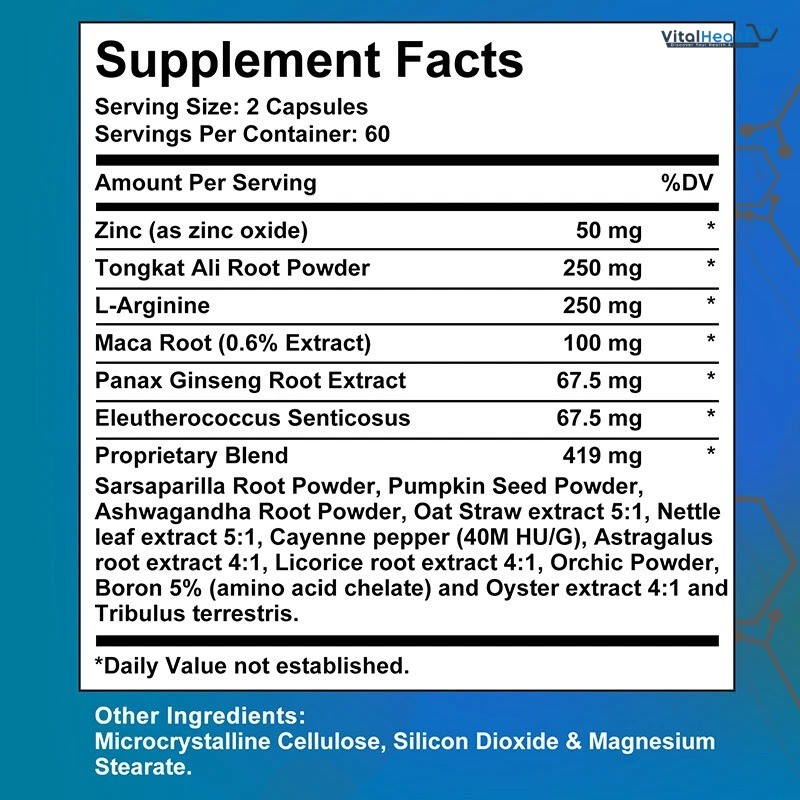 Didacat Testoultra Capsules 120 Count _ Testosterone Enhancer