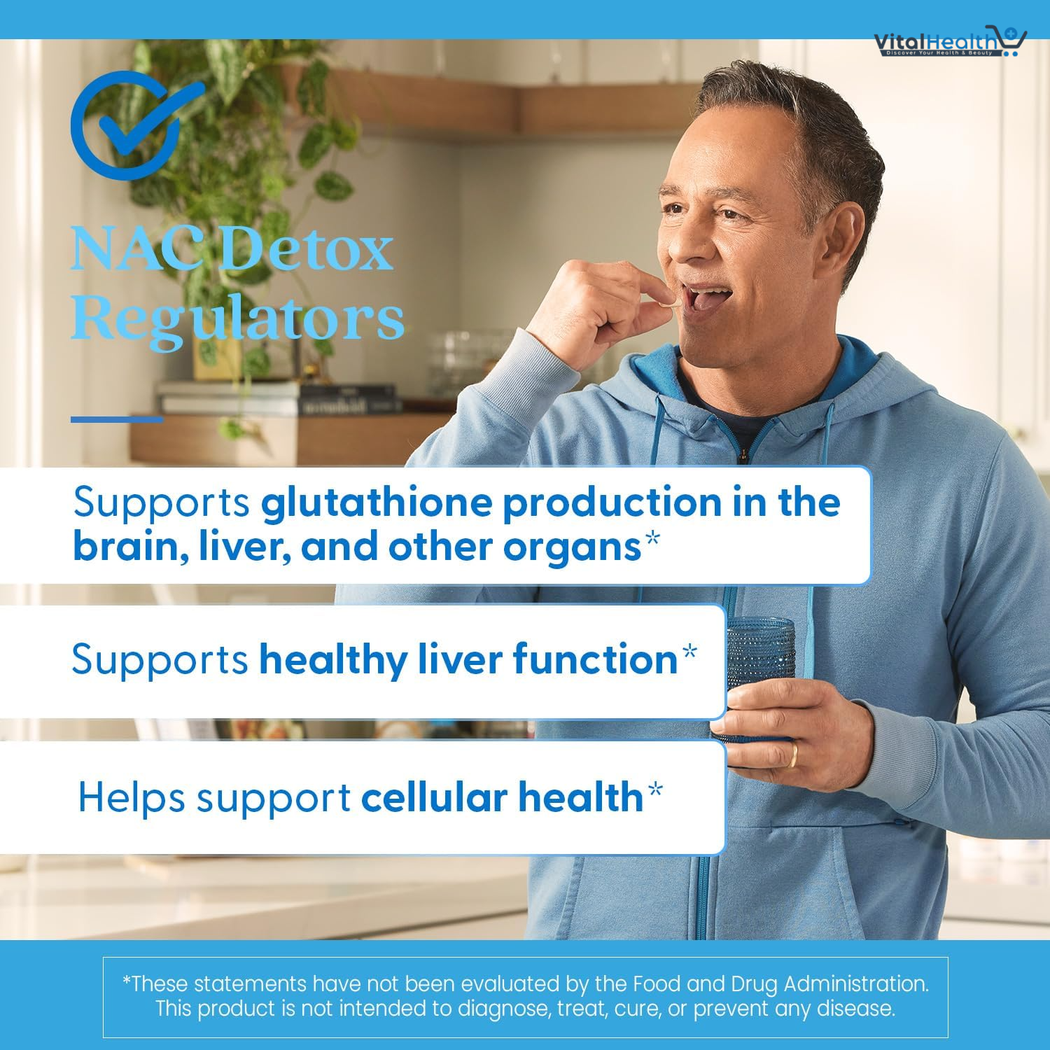 Doctor's Best NAC Detox Regulators 180 Veggie Caps