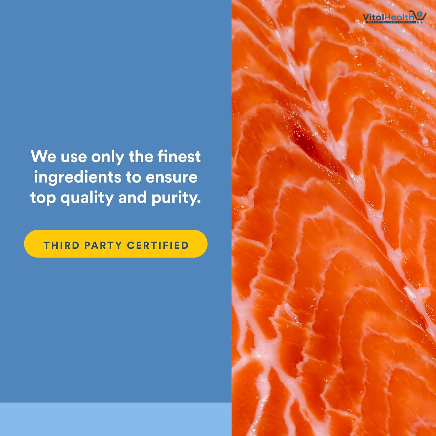 Natural Factors Wild Alaskan Salmon Oil Provides Omega-3, EPA, DHA &amp; Vitamin D, Supports Brain &amp; Heart Health, 180 Softgels