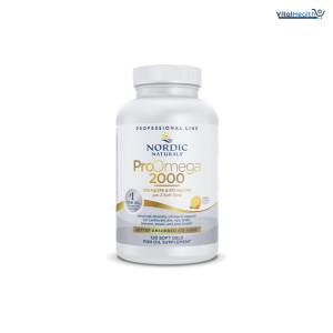 Nordic Naturals ProOmega 2000, Lemon Flavor - 120 Soft Gels - 2150 mg Omega-3 - Ultra High-Potency Fish Oil - EPA &amp; DHA