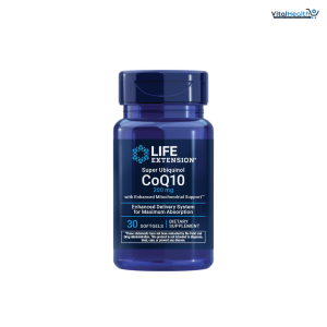 Life Extension Super Ubiquinol CoQ10 with Enhanced Mitochondrial Support – 200 mg, Shilajit – Promotes Heart Health, Cell Energy, Oxidative Stress – Gluten-Free, Non-GMO – 30 Softgels