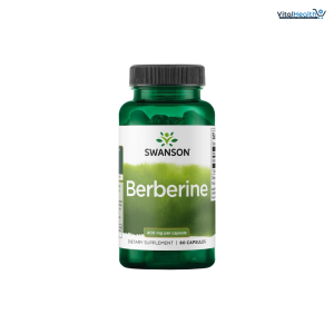 Swanson Berberine - Standardized 97% Berberine HCl- 400mg Each - 60 Capsules