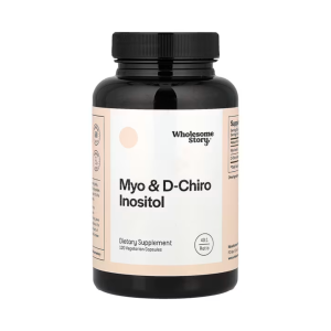 Wholesome Story Myo-Inositol &amp; D-Chiro Inositol 40:1 Ratio 120 Capsules 30 Servings