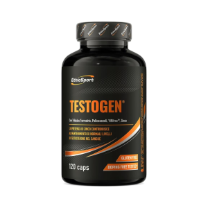EthicSport Testogen 120 Caps - Dietary Supplement with Tribulus Terrestris, Polycosanols, Vinitrox™ and Zinc