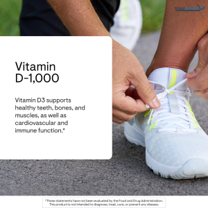 THORNE - 1,000 IU - Vitamin D3 Supplement - Supports Healthy Bones, Teeth, Muscles, Cardiovascular &amp; Immune Function* - Gluten, Dairy &amp; Soy-Free - 90 Servings