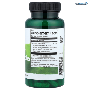 Swanson Sensoril® Ashwagandha 125 mg 120 Capsules