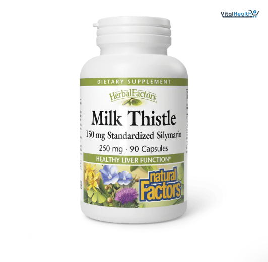 Natural Factors Milk Thistle Silymarin 250mg 90 Capsules