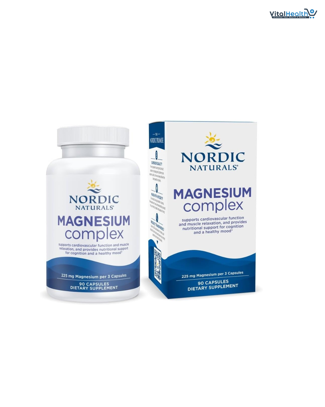 Nordic Naturals Magnesium Complex Capsules 90 Count