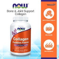 Now Collagen Peptides Powder, 227 Gm, Support Joint and Bone Health, Promotes Healthy Skin