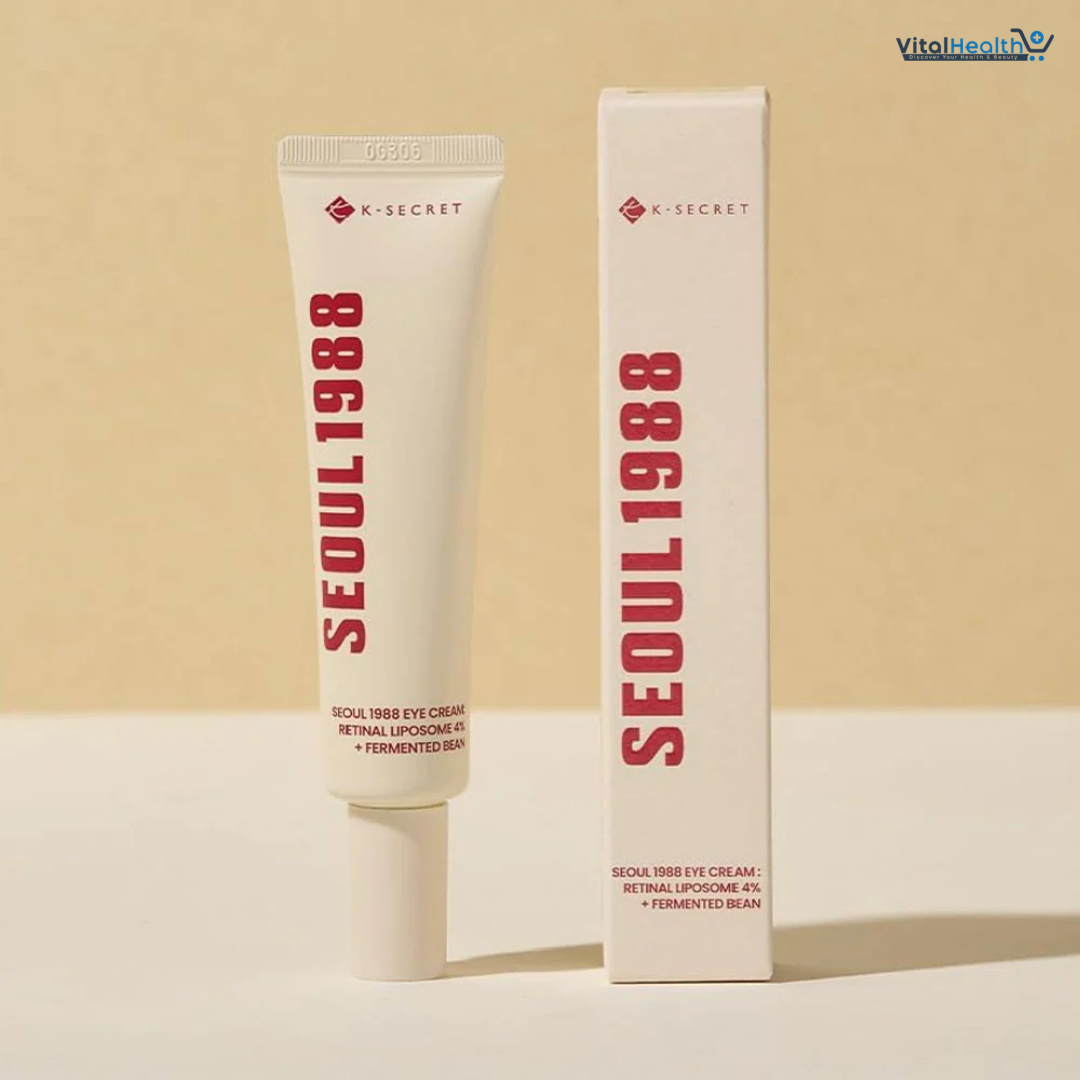 K-SECRET SEOUL 1988 Eye Cream: Retinal Liposome 2% + Fermented Black Bean - 30ml