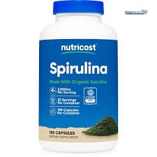 Nutricost Organic Spirulina 500mg, 240 Tablets - Gluten Free, Non-GMO