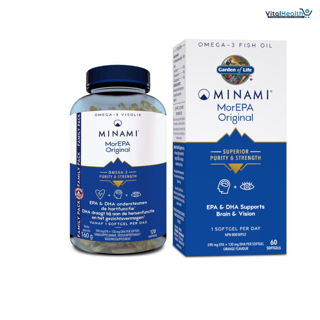 Minami Nutrition Mor EPA Omega-3 Fish Oil Softgels _ 60 Count